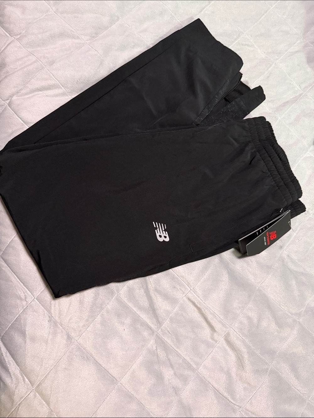 New Balance Black Men’s Athletic Joggers with NB Logo